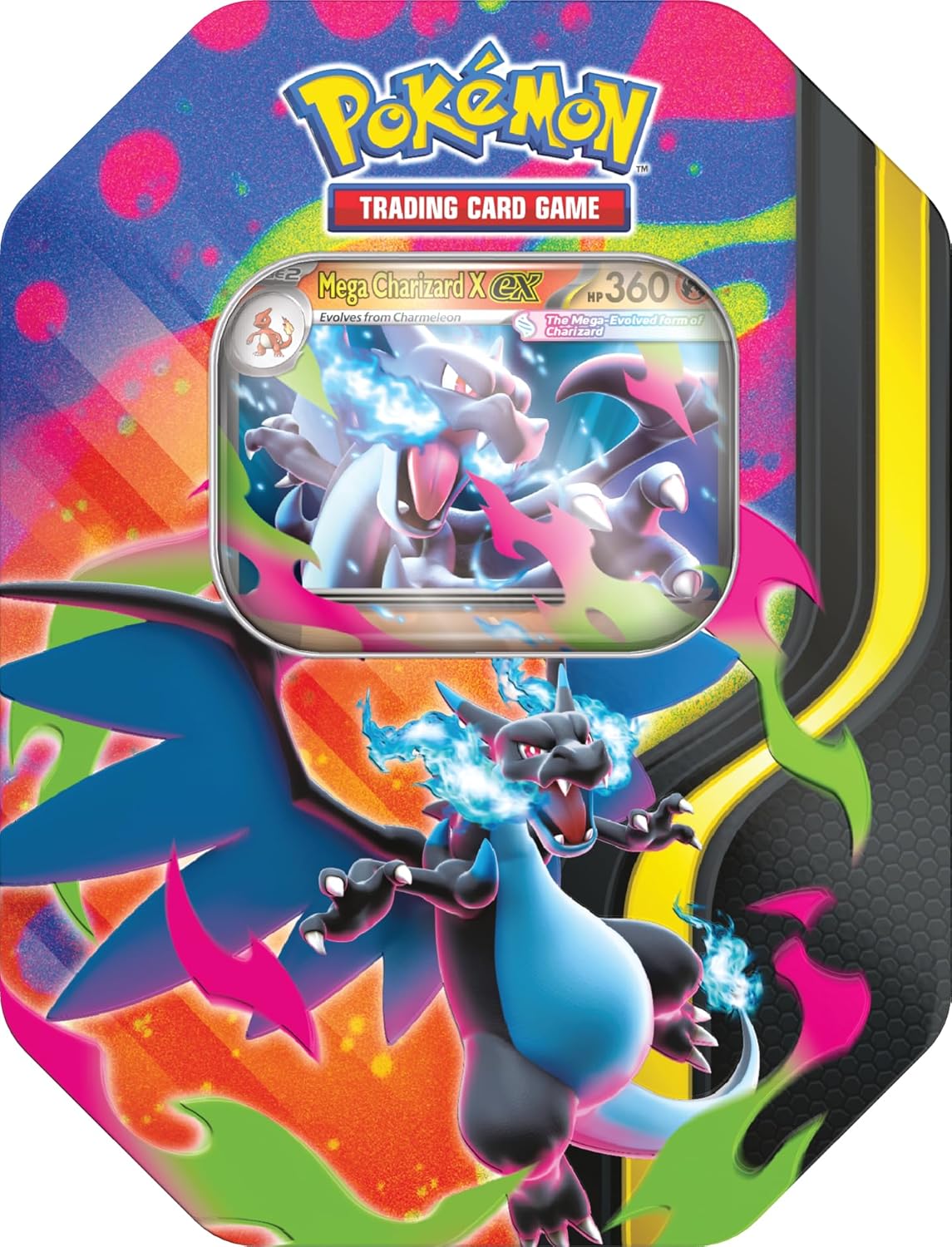 Pokémon TCG Mega Charizard X Tin